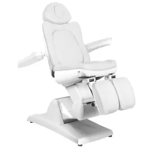 Kosmetinė kėdė su elektriniu AZZURRO 870S PEDI 3 varikliais, balta