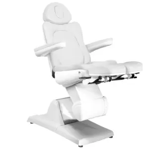 Kosmetinė kėdė su elektriniu AZZURRO 870S PEDI 3 varikliais, balta