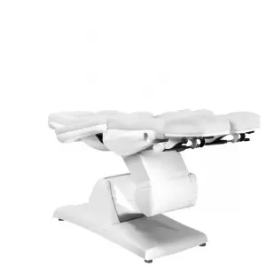 Косметическое кресло с электрическое AZZURRO 870S PEDI 3 мотора, белое