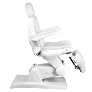 Косметическое кресло с электрическое AZZURRO 870S PEDI 3 мотора, белое