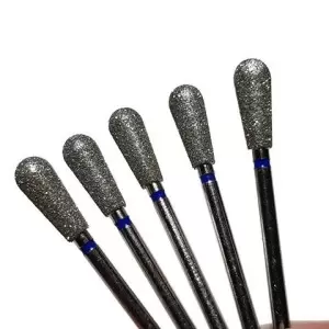 Фреза алмазная "ГРУША" Ø5.0 mm, Бор с алмазной головкой средней зернистости "Medium"