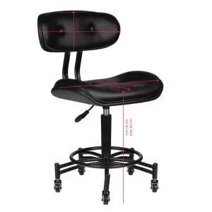 BLACK FLORENCE STOOL