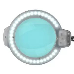 6 colių LED SMD 5D didinamasis stiklinis stalinis šviestuvas su didinamuoju stiklu, juodas