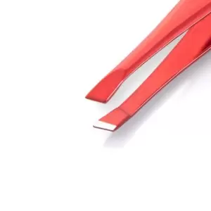 Прецизионный косметический пинцет - косой NGHIA T-01 RED