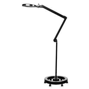 Elegante 6025 60 vadovaujama smd 5d juoda lempa su didinamuoju stiklu ir trikoju