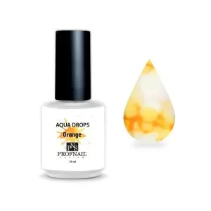 "Orange" Aqua drops PNS (Lašai greitam nagų dizainui)