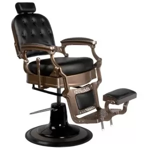 Gabbiano Ernesto black barber chair with r base