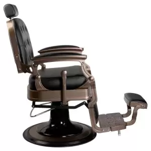 Gabbiano Ernesto black barber chair with r base