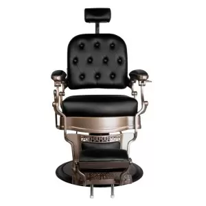Gabbiano Ernesto black barber chair with r base