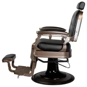 Gabbiano Ernesto black barber chair with r base
