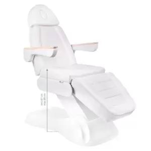 SILLON Lux 273b электрическое косметическое кресло, 3 мотора, белое