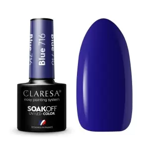 BLUE 716 CLARESA / Гель-лак для ногтей 5мл