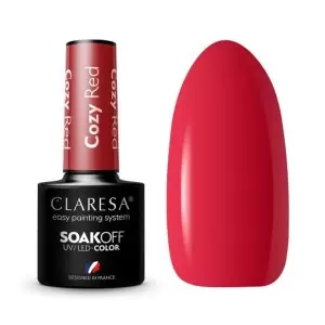 COZY RED CLARESA / Gelinis nagų lakas 5мл