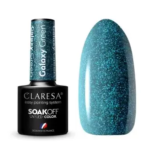 Galaxy Green CLARESA / Gelinis nagų lakas 5мл