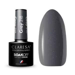 GRAY 218 CLARESA / Gelinis nagų lakas 5мл