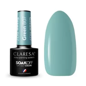 GREEN 807 CLARESA / Гель-лак для ногтей 5мл