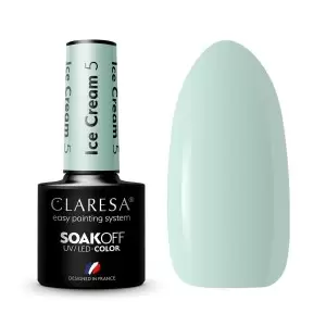Ice cream 5 CLARESA / Гель-лак для ногтей 5мл
