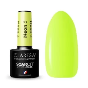 NEON 3 CLARESA / Гель-лак для ногтей 5мл