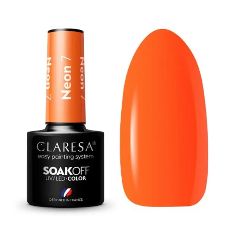 NEON 7 CLARESA / Gelinis nagų lakas 5мл NEON 7 CLARESA / Gelinis nagų lakas 5мл