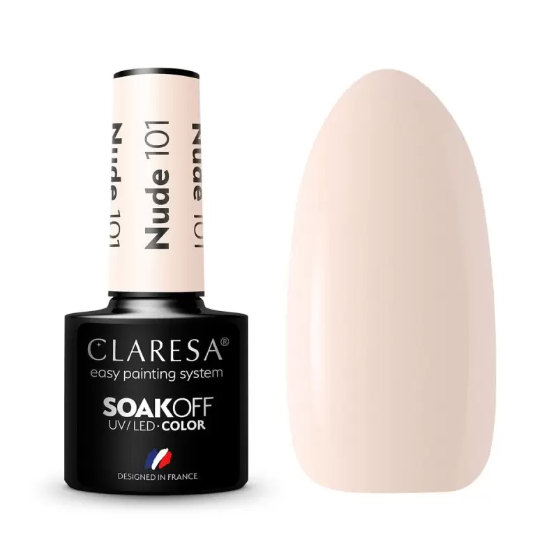 NUDE 101 CLARESA / Гель-лак для ногтей 5мл NUDE 101 CLARESA / Гель-лак для ногтей 5мл