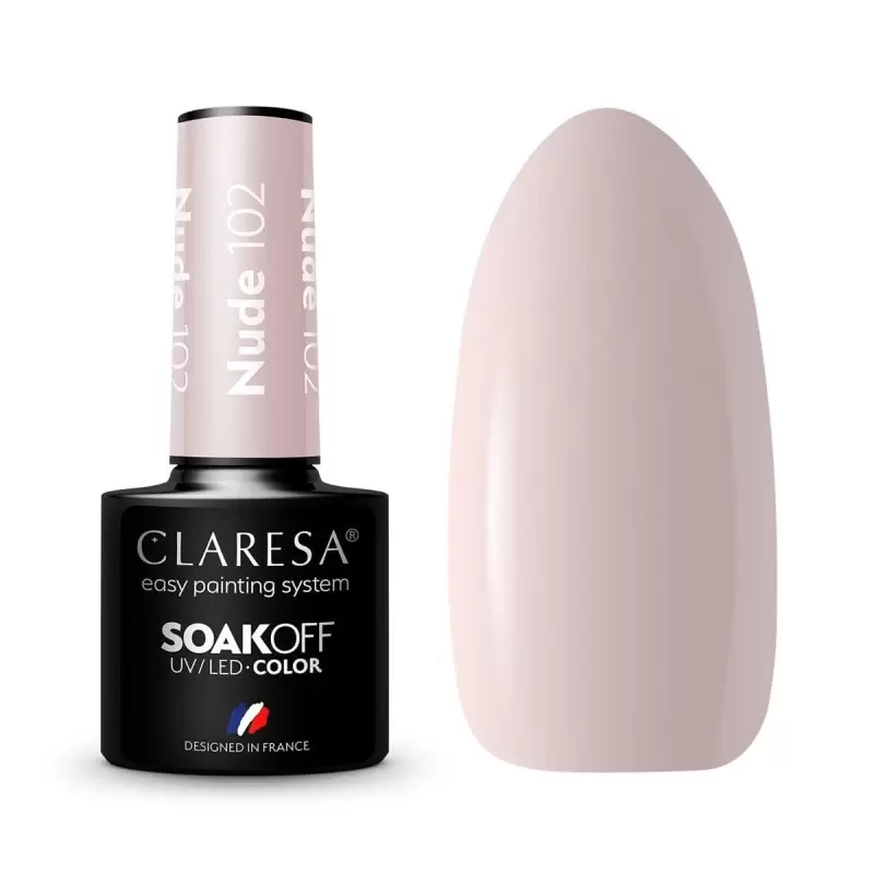 NUDE 102 CLARESA / Гель-лак для ногтей 5мл NUDE 102 CLARESA / Гель-лак для ногтей 5мл