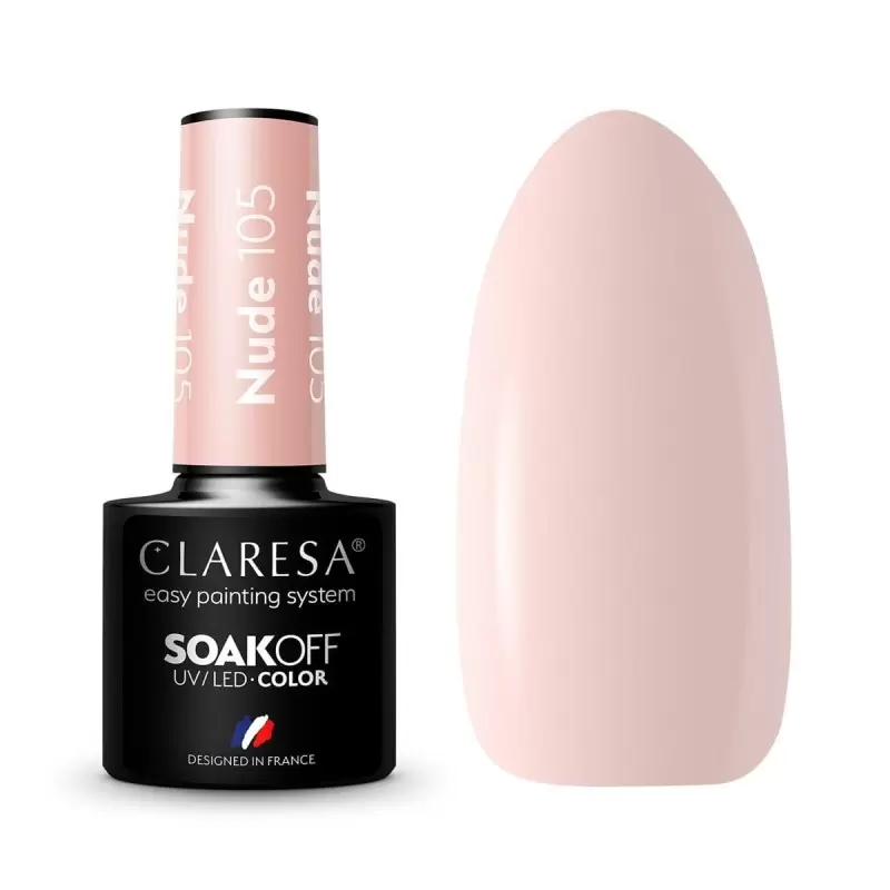 NUDE 105 CLARESA / Гель-лак для ногтей 5мл NUDE 105 CLARESA / Гель-лак для ногтей 5мл