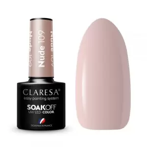 NUDE 109 CLARESA / Gelinis nagų lakas 5мл