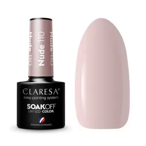 NUDE 110 CLARESA / Gelinis nagų lakas 5мл