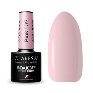 PINK 509 CLARESA / Гель-лак для ногтей 5мл