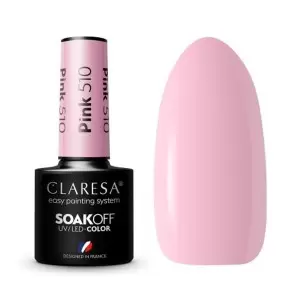 PINK 510 CLARESA / Gelinis nagų lakas 5мл