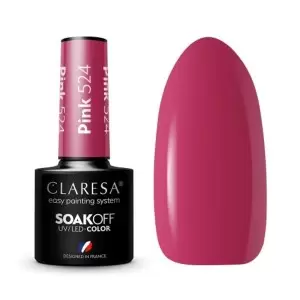 PINK 524 CLARESA / Гель-лак для ногтей 5мл