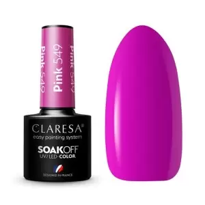 PINK 549 CLARESA / Гель-лак для ногтей 5мл