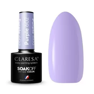 PURPLE 602 CLARESA / Гель-лак для ногтей 5мл