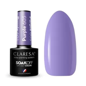 PURPLE 603 CLARESA / Gelinis nagų lakas 5мл
