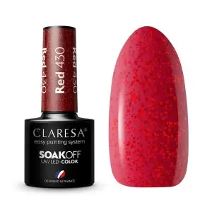 RED 430 CLARESA / Gelinis nagų lakas 5мл