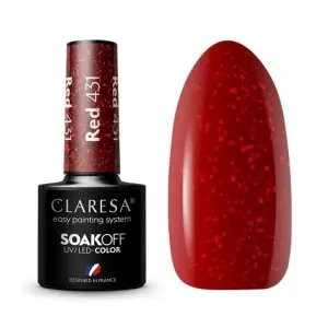 RED 431 CLARESA / Гель-лак для ногтей 5мл