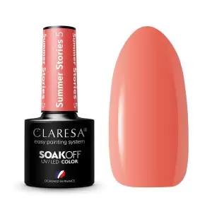 SUMMER STORIES 5 CLARESA / Гель-лак для ногтей 5мл