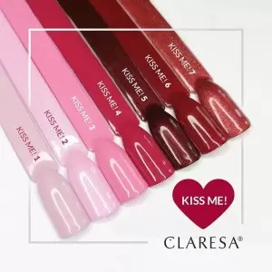 Kiss Me! 1 CLARESA / Gelinis nagų lakas 5мл
