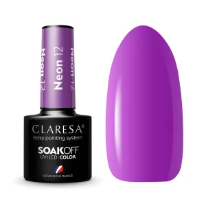 NEON 12 CLARESA / Гель-лак для ногтей 5мл
