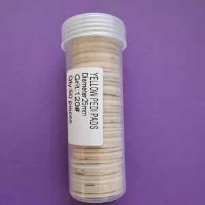 Сменные файлы на мягкой основе с отверстиями для педикюрного диска Ø25mm 120грит (1шт)