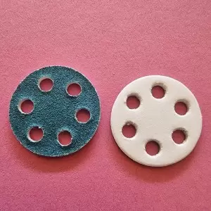 Сменные файлы на мягкой основе с отверстиями для педикюрного диска Ø25mm 180грит (1шт)