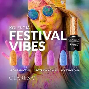 Festival Vibes 3 CLARESA / Gelinis nagų lakas 5мл