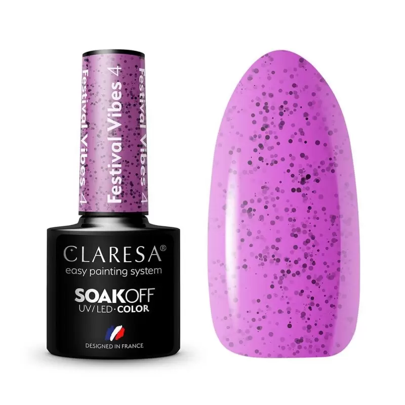 Festival Vibes 4 CLARESA / Гель-лак для ногтей 5мл Festival Vibes 4 CLARESA / Гель-лак для ногтей 5мл