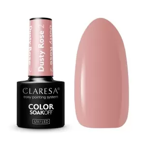 DUSTY ROSE 2 CLARESA / Гель-лак для ногтей 5мл
