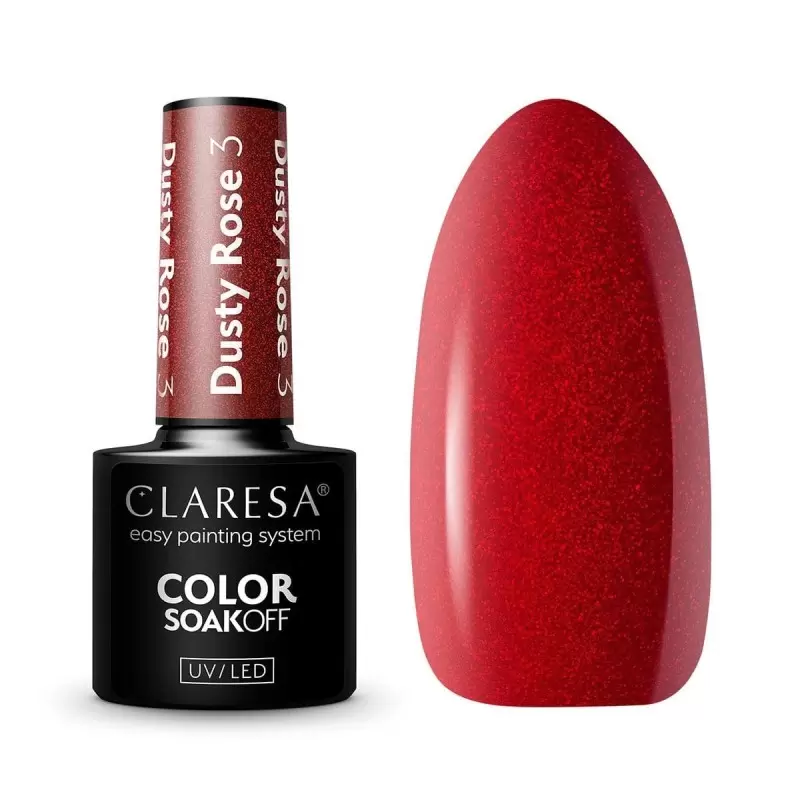 DUSTY ROSE 3 CLARESA / Гель-лак для ногтей 5мл DUSTY ROSE 3 CLARESA / Гель-лак для ногтей 5мл