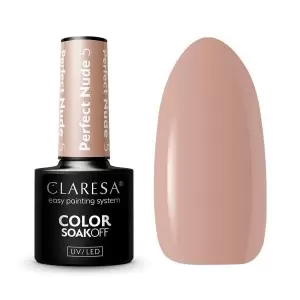 PERFECT NUDE 5 CLARESA / Gelinis nagų lakas 5мл