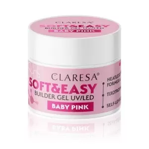 Claresa строительный гель "Baby Pink" 12г