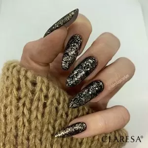 GLITTER 3 CLARESA / Gelinis nagų lakas 5мл