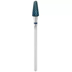 Kietmetalio freza antgalis "Medium Blue Cone Ø5.0mm", tinka akrilo ir gelio apdorojimui