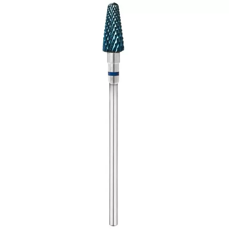 Фреза твёрдосплавная "Medium Blue Cone Ø5.0mm", подходит для обработки акрила и геля Фреза твёрдосплавная "Medium Blue Cone Ø5.0mm", подходит для обработки акрила и геля